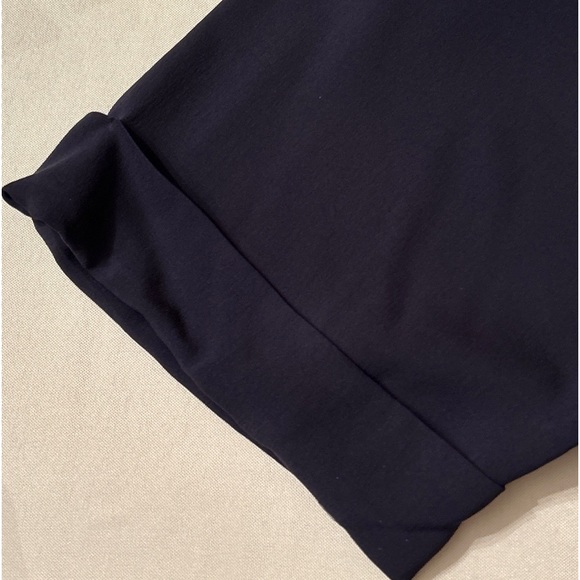THEORY Silk Navy Dress sz medium or 8 $375 - Picture 8 of 12